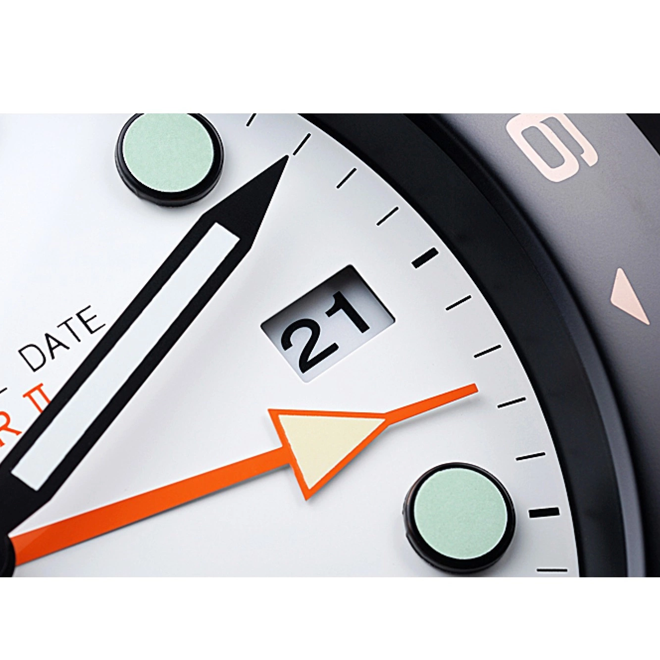 Good Copy Rolex Watches Explorer II Black-Orange Wall Clock 622479 Rolex 0626